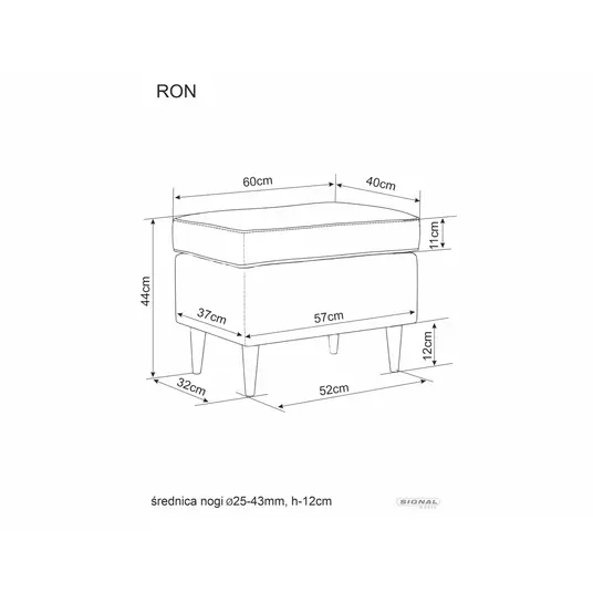 Ron Velvet pufas
