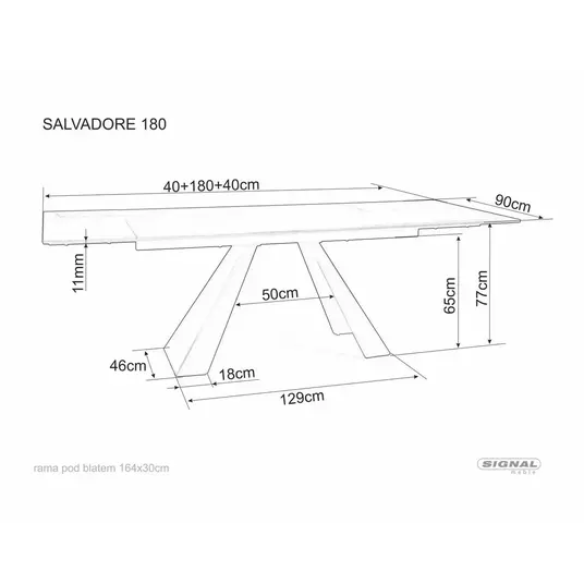 Salvadore keraamiline antratsiitne laud