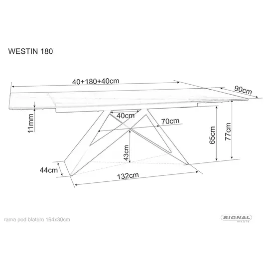 Westin III Statuario Venato laud