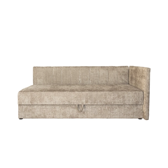 RICKY 90 bed with bedding container and built-in mattress, beige