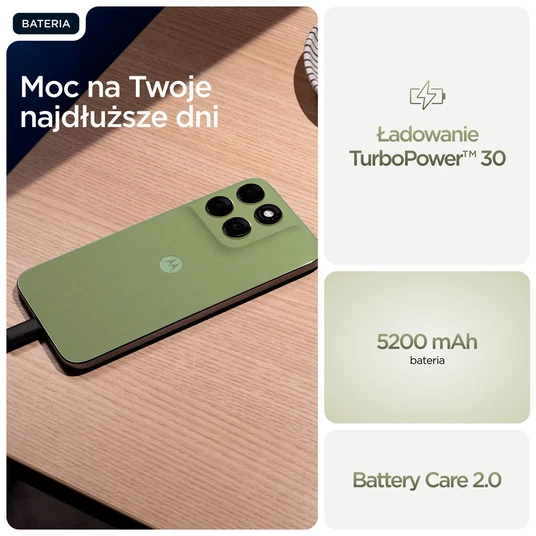 "Motorola Moto G67 5G Dual Sim 4RAM 128GB roheline"