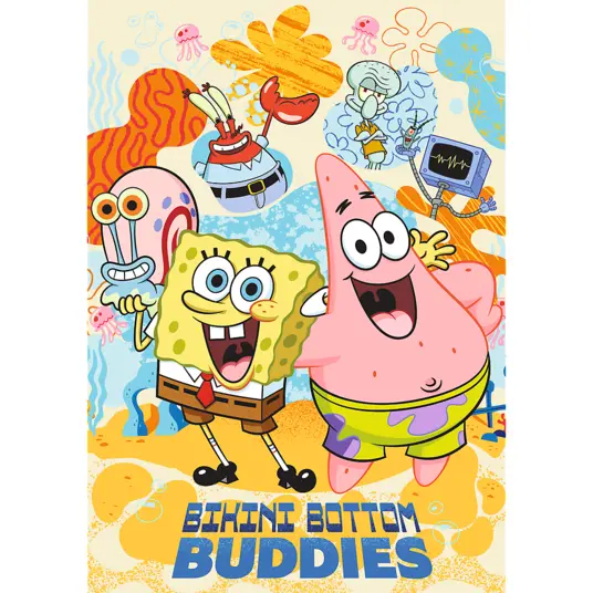 TREFL SPONGEBOB PREMIUM PLUS 1000 det. dėlionė „Kempiniukas Plačiakelnis“