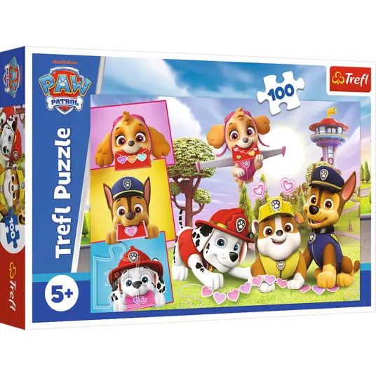 TREFL PAW PATROL dėlionė „Šuniukai-patruliai“, 100 det.