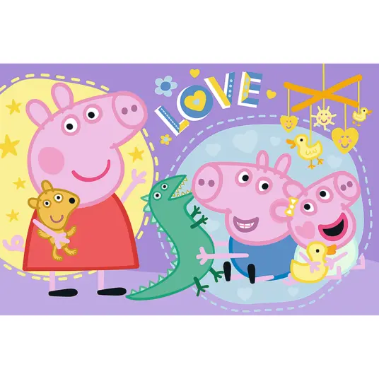 TREFL PEPPA PIG Dėlionė „Kiaulytė Pepa“ 60 det.