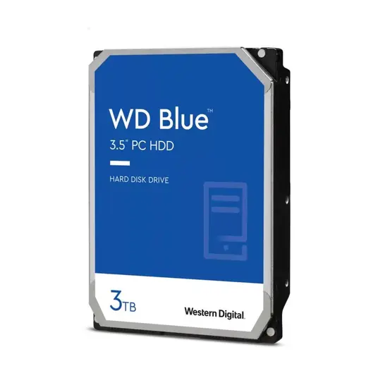 HDD|WESTERN DIGITAL|Juodas|1 TB|SATA 3.0|64 MB|7200 aps/min|3,5