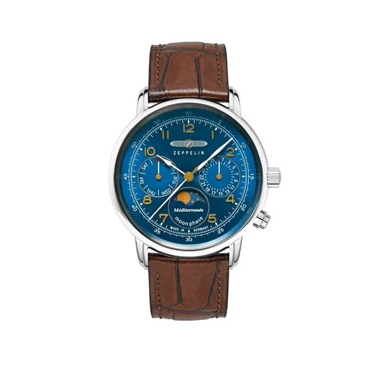 Zeppelin New York 8878MB3 watch, quartz, 42mm - BIGBOX.LT