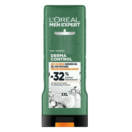 L'Oreal Men Expert Derma Control XXL dušigeel 400 ml