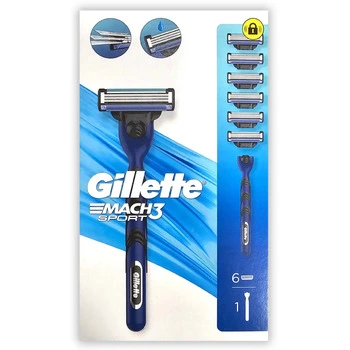 Gillette Mach3 Sport Razor + Spare