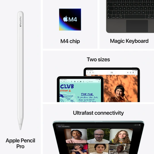 Tahvelarvuti Apple iPad Air 13" M4 Wi-Fi + Cellular 256GB - Blue MH9J4HC/A