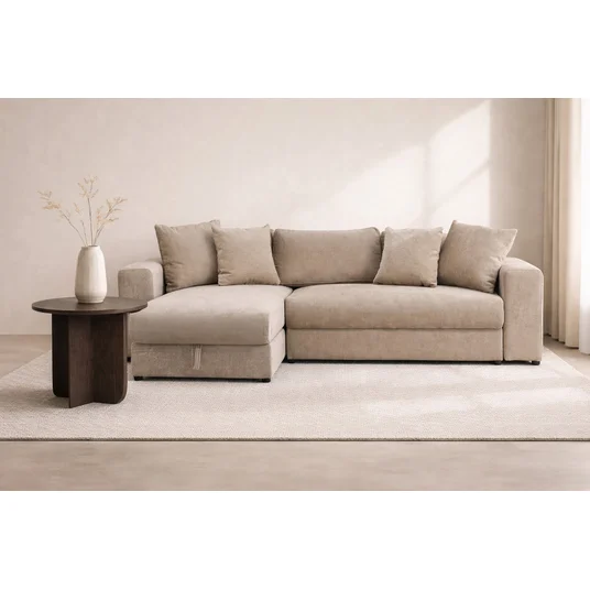 Bellman Sofa Bed Sofa - / Smėlio spalvos aksomas