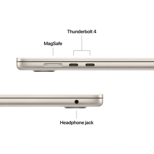 Sülearvuti Apple MacBook Air 15” Apple M5 10C CPU, 10C GPU/16GB/512GB SSD/Starlight/SWE MDVD4KS/A