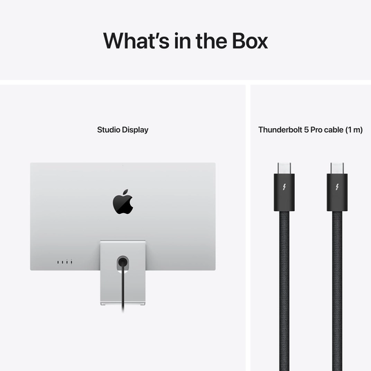 Monitor Apple Studio Display - Standard glass - Tilt- and height-adjustable stand MFEW4Z/A