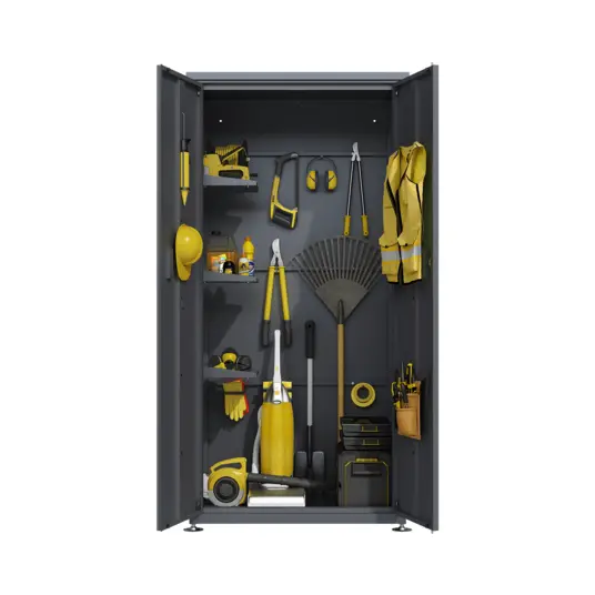 Metallist hoiukapp HATIS, 90 x 65 x 185,5 cm