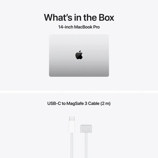 Klēpjdators Apple MacBook Pro 14" Apple M5 Pro 15C CPU, 16C GPU, 24GB/2TB SSD/Silver/SWE MJLV4KS/A