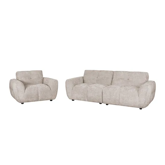 Tugitool DAMALI 122x96xH81cm, helepruun