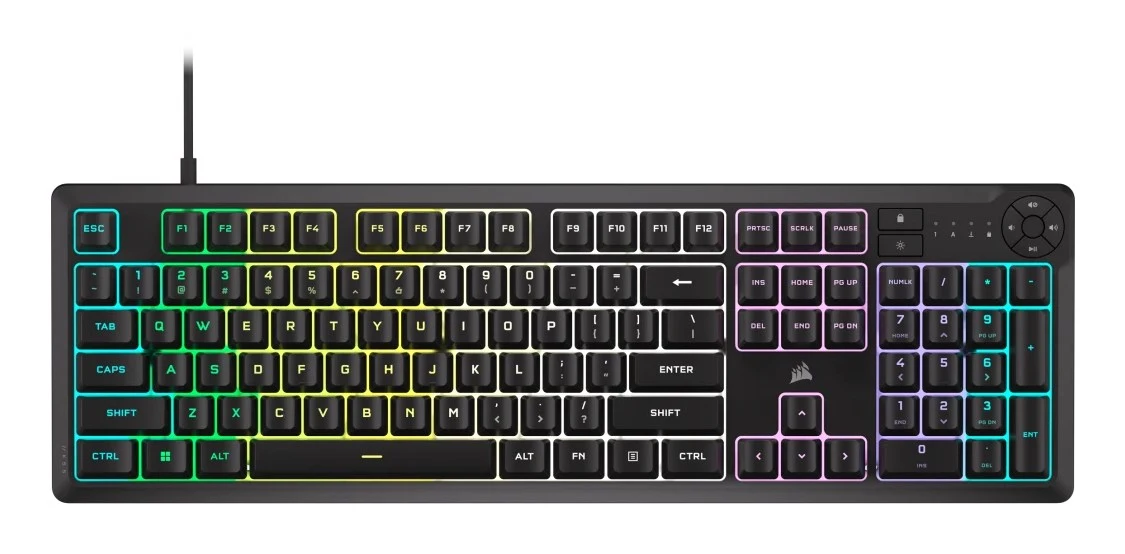 Corsair K55 CORE RGB spēļu tastatūra