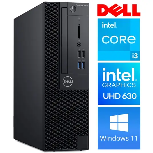 DELL 3070 SFF i3-9100 32GB 1TB SSD M.2 NVME WIN11Pro kaina
