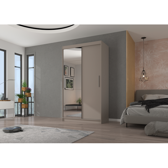 Sliding wardrobe with mirror ESTI 120