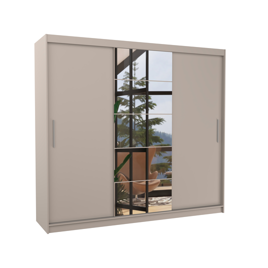 Sliding wardrobe with mirror ERWIN 235