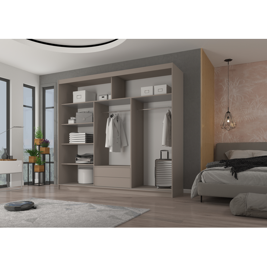 Sliding wardrobe with mirror ERWIN 235