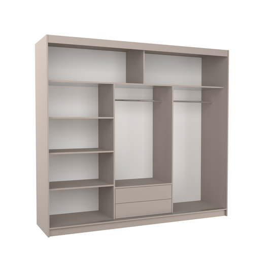 Sliding wardrobe with mirror ERWIN 235