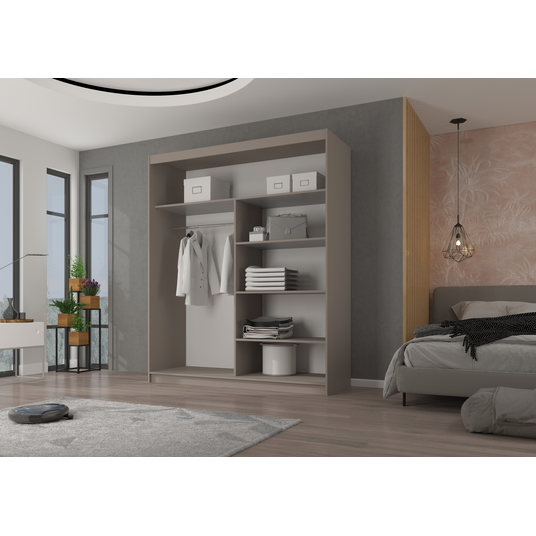 Sliding wardrobe with mirror ESTI 180