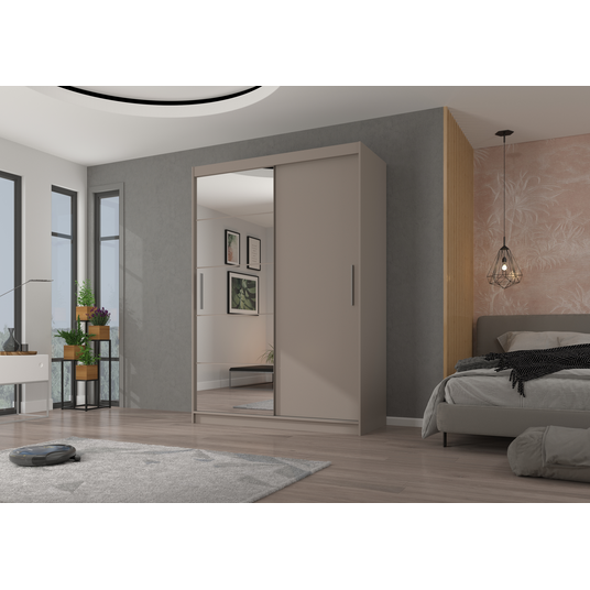 Sliding wardrobe with mirror ESTI 150