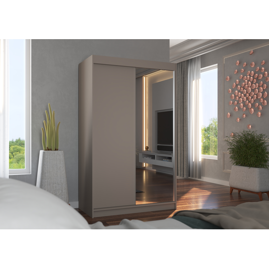 Sliding wardrobe with mirror REWENA 120