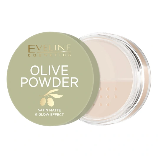 EVELINE_Olive Powder lahtine puuder tundlikule ja kuivale nahale Satin Matte 8g