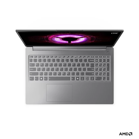 Nešiojamas kompiuteris Lenovo LOQ Essential 15ARP10E, 15.6 FHD, AMD Ryzen 7 7735HS, RAM 16GB, 512GB SSD, NVIDIA GeForce RTX 4050, Windows 11 Home, Luna Grey 83S00000US