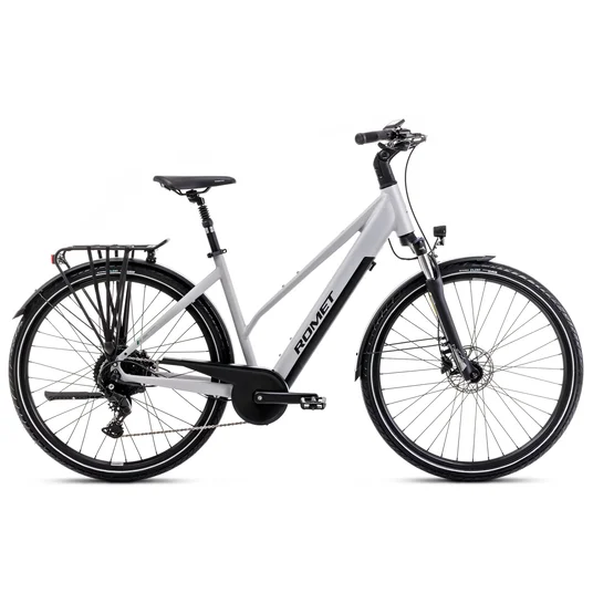 Elektriline jalgratas Romet e-Gazela 2.0 504WH 2025 hõbedane-19" / L