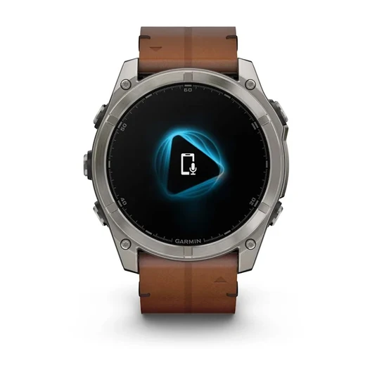 Garmin Fenix 8 51 mm nutikell, safiir-titaan/kastanipruun, 010-02905-40