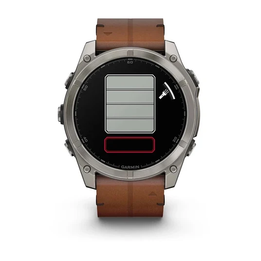 Garmin Fenix 8 51 mm nutikell, safiir-titaan/kastanipruun, 010-02905-40