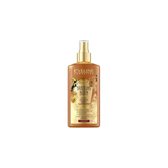 Eveline Cosmetics, Brazilian Body, Illuminating, Body Spray, Exotic, 150 ml