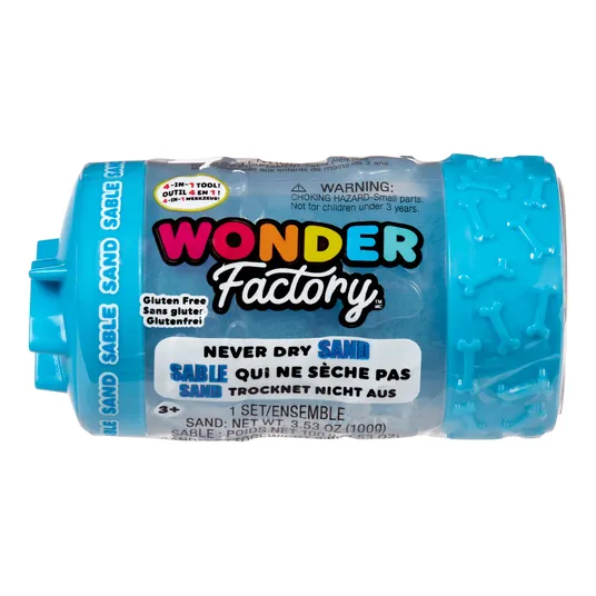 WONDER FACTORY NEVER DRY Kinetinis smėlis, 1 vnt.