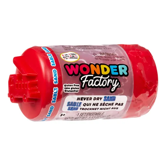 WONDER FACTORY NEVER DRY Kinetinis smėlis, 1 vnt.