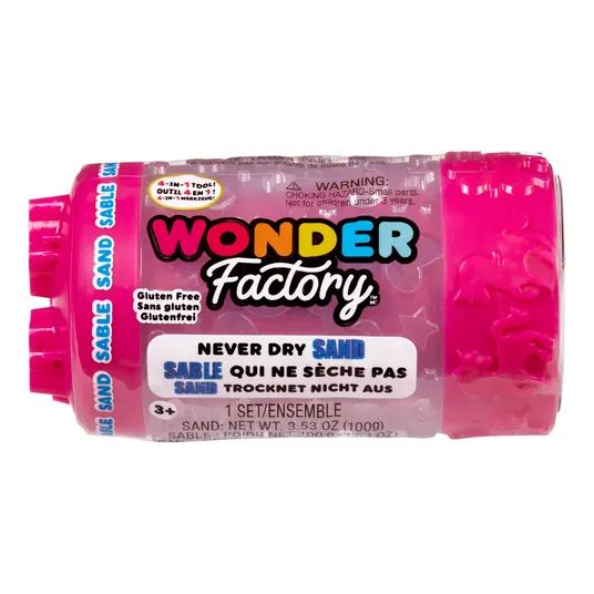 WONDER FACTORY NEVER DRY Kinetinis smėlis, 1 vnt.