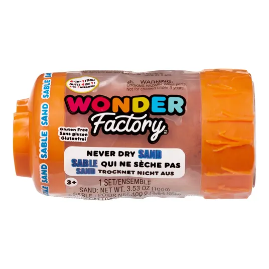 WONDER FACTORY NEVER DRY Kinetinis smėlis, 1 vnt.