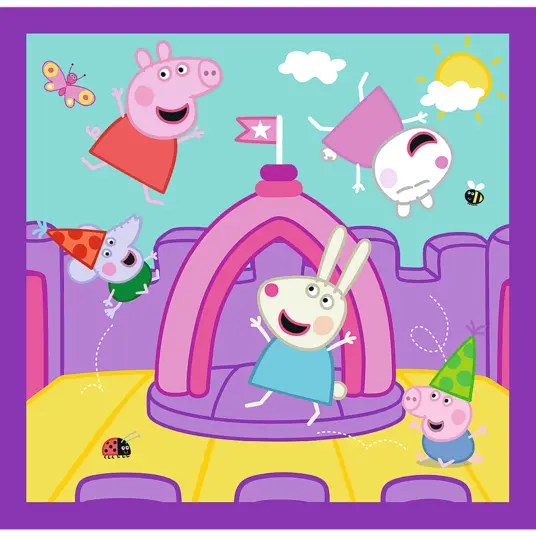 TREFL PEPPA PIG 3 dėlionių rinkinys „Kiaulytė Pepa“