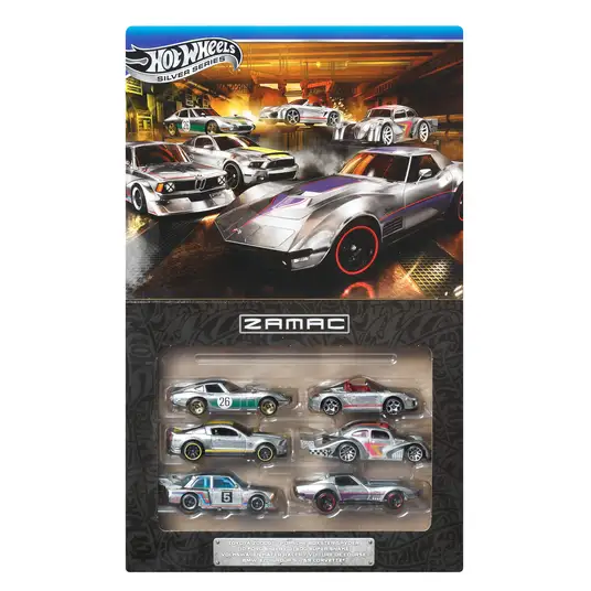 Hot Wheels デザイナーズチャレンジ　セット HOT WHEELS šešių ZAMAC automodeliukų rinkinys (JLB26) kaina