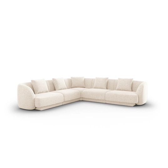 Reversible Corner Sofa, "Tulum", 5 Seats, 255x255x70 Made in Europe