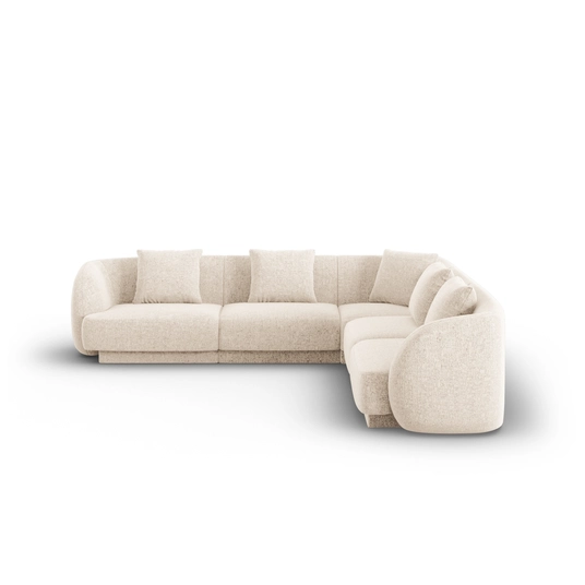 Reversible Corner Sofa, "Tulum", 5 Seats, 255x255x70 Made in Europe