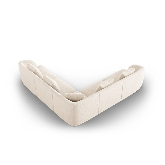 Reversible Corner Sofa, "Tulum", 5 Seats, 255x255x70 Made in Europe