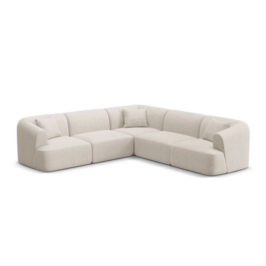Modular Symmetrical Corner Sofa, "Campi", 6 Seats, 255x255x70 Made in Europe