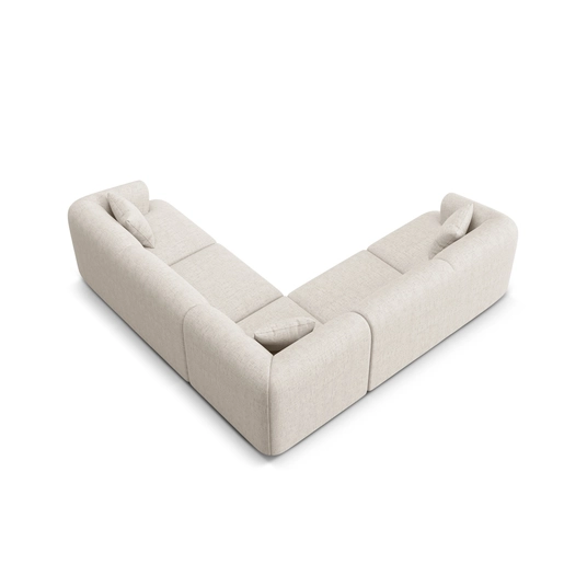 Modular Symmetrical Corner Sofa, "Campi", 6 Seats, 255x255x70 Made in Europe