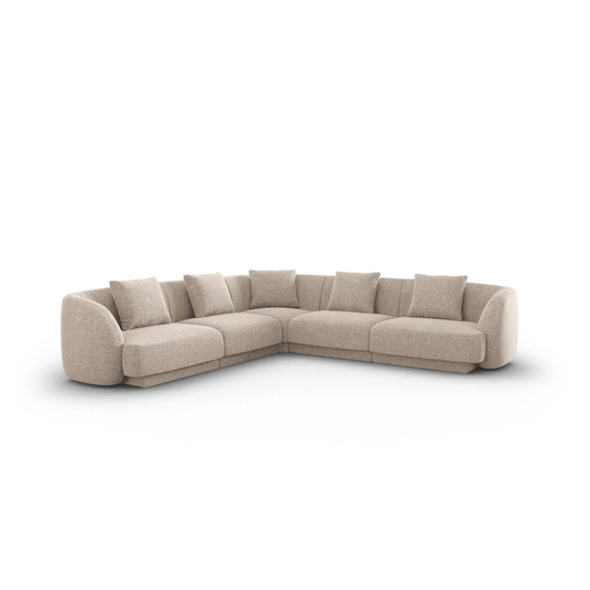 Reversible Corner Sofa, "Tulum", 5 Seats, 255x255x70 Made in Europe