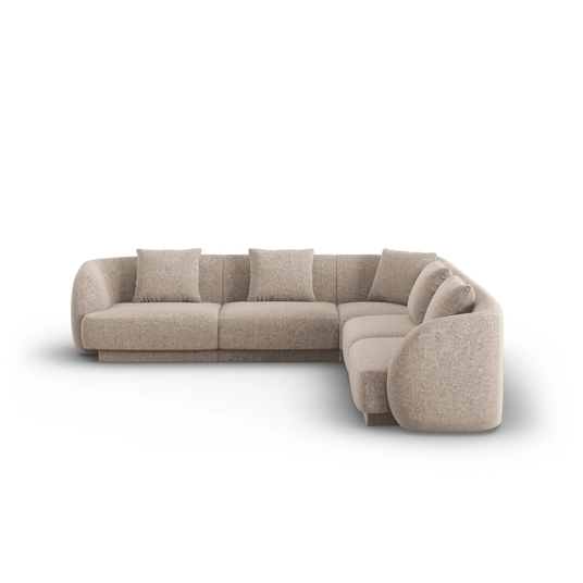Reversible Corner Sofa, "Tulum", 5 Seats, 255x255x70 Made in Europe