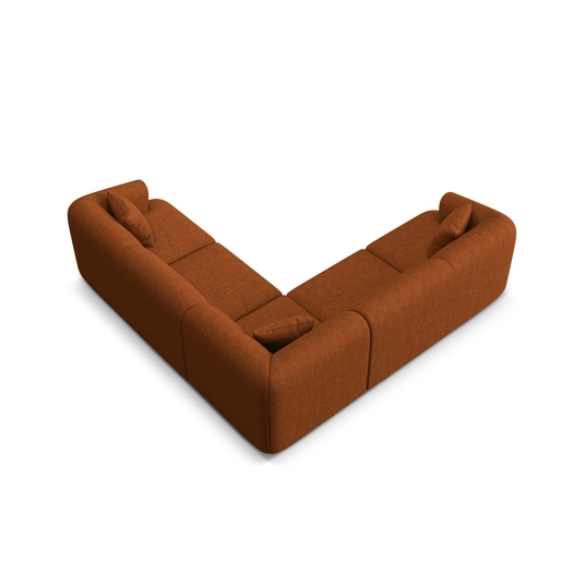 Modular Symmetrical Corner Sofa, "Campi", 6 Seats, 255x255x70 Made in Europe