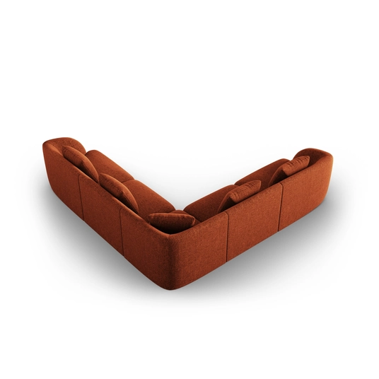 Reversible Corner Sofa, "Tulum", 5 Seats, 255x255x70 Made in Europe