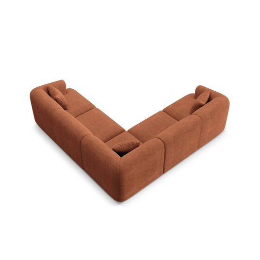 Modular Symmetrical Corner Sofa, "Campi", 6 Seats, 255x255x70 Made in Europe